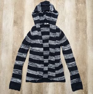 Roxy Striped Cardigan Hoodie